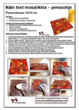 Hur man gör ett mosaikarbete, basinstruktion