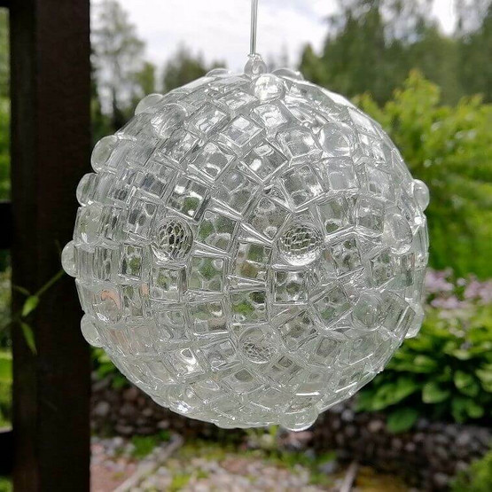 Plastkula, 12 cm med 15 mm hål