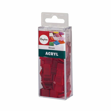 Akrylmosaik, Classical Red, 205 st / 50g