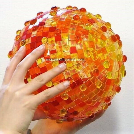 Akryl Mosaik, Yellow, 205 st / 50g
