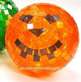 Akryl Mosaik, Orange, 205 st / 50g