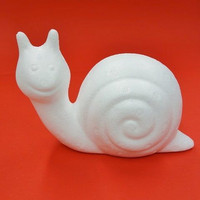 Styrofoam-snail, height 15 cm