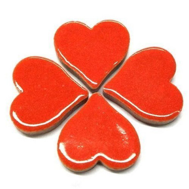 Ceramic Hearts, Red, 50 g