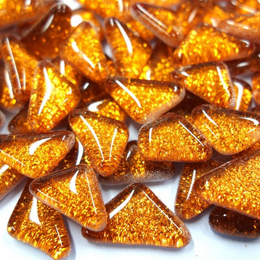 Soft Glass Glitter, Burnt Orange 100 g