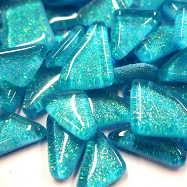 Soft Glas Glitter, Turquoise 500 g