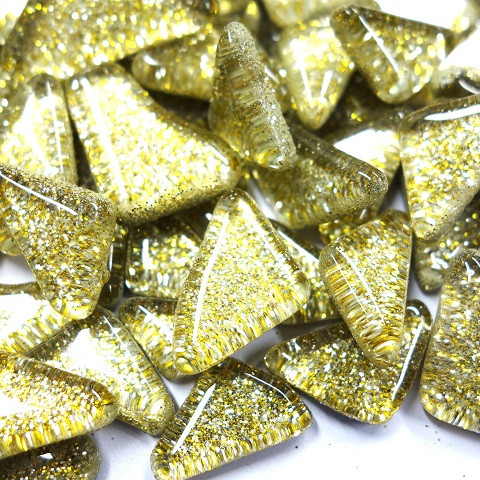 Soft Glas Glitter, Gold-Silver 100 g