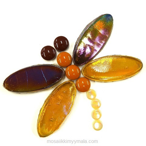 Ellips, Mustard, ark, 70 st, transparent