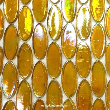 Ellips, Mustard, ark, 70 st, transparent