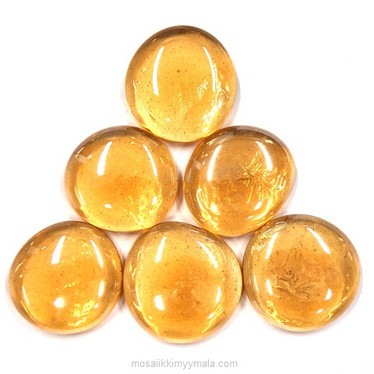 XL-Gems, Amber, 6 pcs