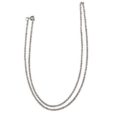 Element chain, stainless steel, 60 cm