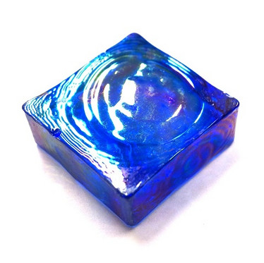 Form Glas, Fyrkant, Thunder Blue, 20 st