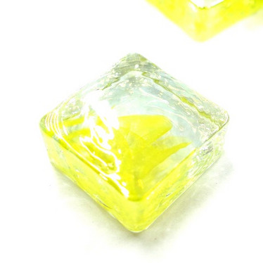Form Glas, Fyrkant, Citron, 20 st