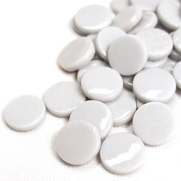 Penny-pärlor, Ljusgrå, 50 g