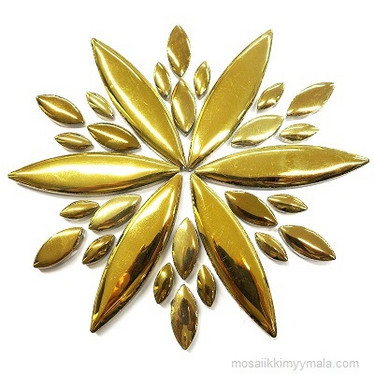 Keramiska ellips, Silver, 4 st