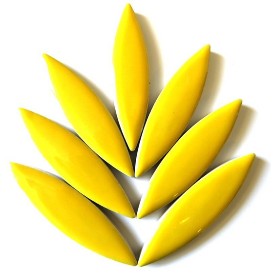 Keramiska ellips, Citrus Yellow, 4 st