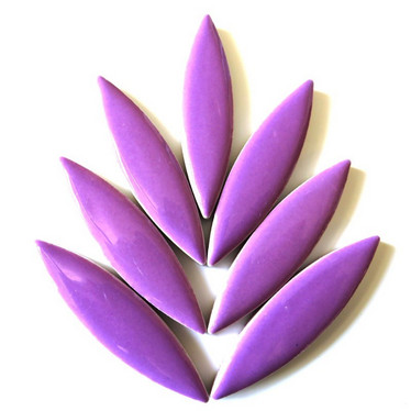 Keramiska ellips, Pretty Purple, 4 st
