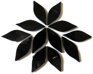 Småa kronblad, Pure Black, 12 st