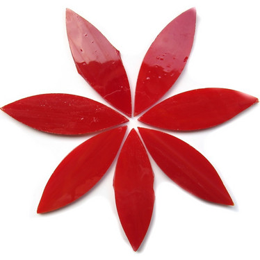 Stora kronblad, Röd, 7 st
