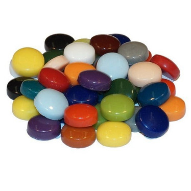 Fantasy Glas, Runda 12 mm, Multicolour Mix, 1 kg
