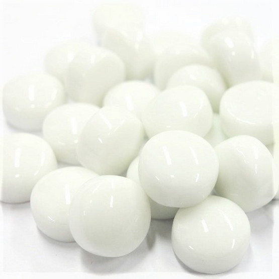 Minipärlor, White, 50 g