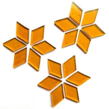 Käsinleikatut timantit, Golden Amber, 25 g
