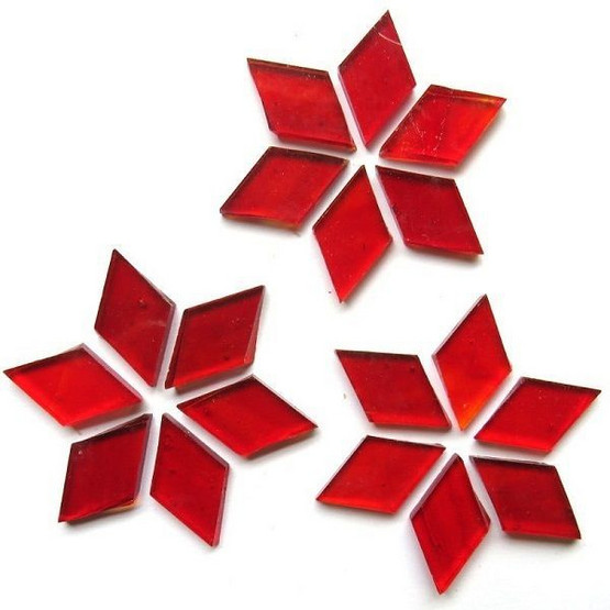 Handskurna diamanter, Clear Scarlet, 25 g