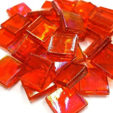 Ice Glass, transparent, Orange 200 g