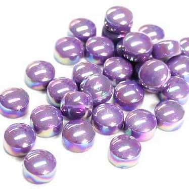Minipärlor, Pearlised, Magenta, 50 g