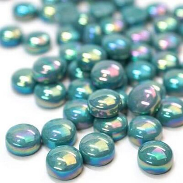 Mini Gems, Pearlised, Deep Teal, 200g