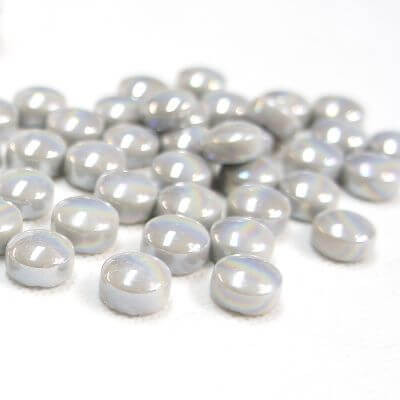 Minipärlor, Pearlised, Pale Grey, 200 g