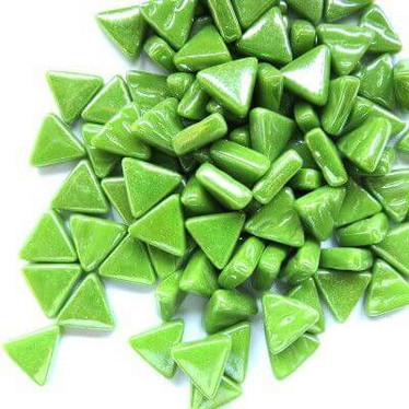 Mini Triangel, Iriserande New Green, 50 g