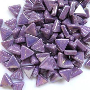 Mini Triangel, Iriserande Bright Purple, 50 g