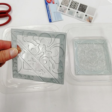 Gjutform mönster, Ornament, 11 x 11 cm