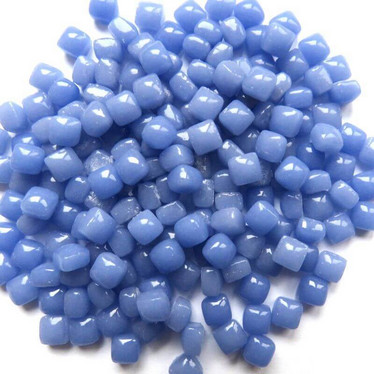 Glass Micro Cubes, Blue 10 g