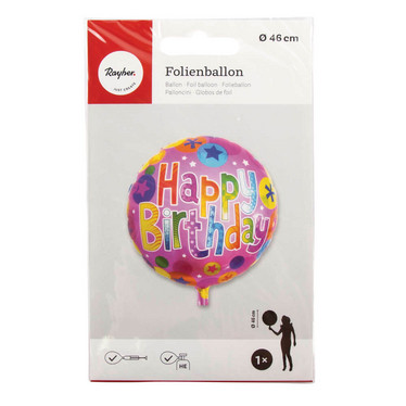 Foil balloon, Happy Birthday