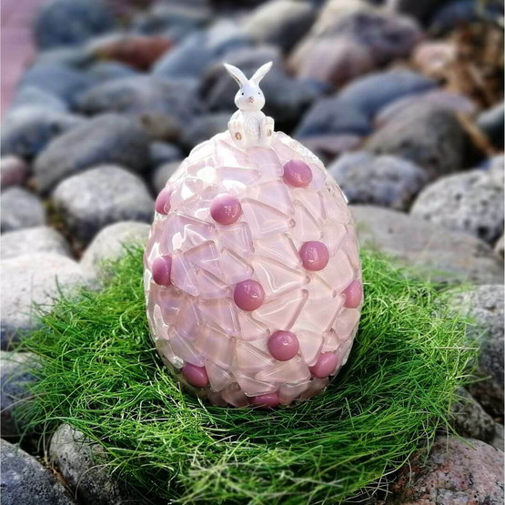 Påskägg, rosa, DIY
