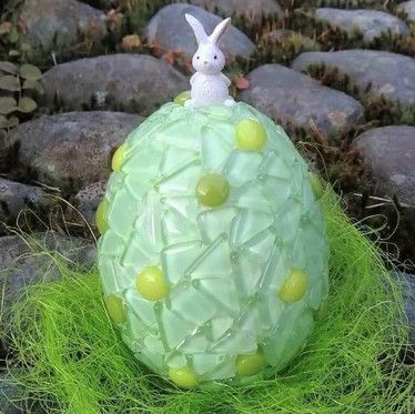 Påskägg, grönt, DIY