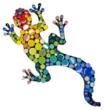 Mosaik Gecko, 30cm, DIY