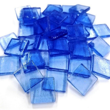 Transparent 15 mm, Wisp Blue, 50 st