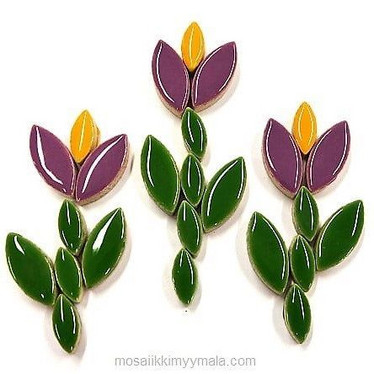 Keramiska löv, Citrus Yellow, 50 g