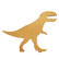 Dinosaurie, 17 cm, MDF