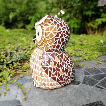 Mosaikuggla, 25cm, DIY