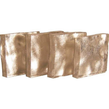 Vitt guld, tessera, vågig, 1 st