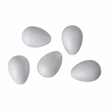 Styrofoam egg, 4.5cm, 5 pcs