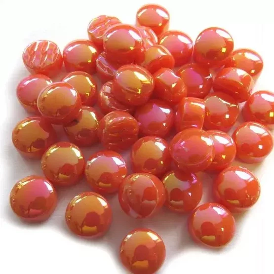 Minipärlor, Pärlemor, mandarin, 50 g
