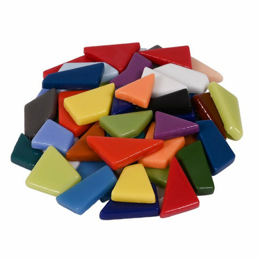 Fantasy Glas, Oregelbunden, Multicolour Mix 1 kg