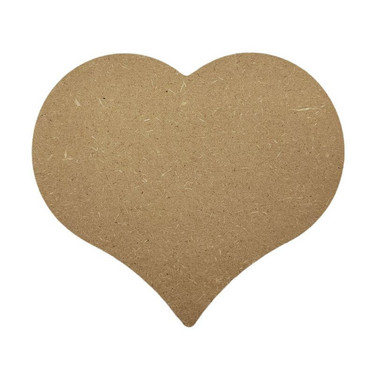Litet hjärta, 15 cm, MDF