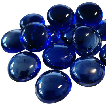 Glasklimpar, Sapphire Diamond, transparent, 500g