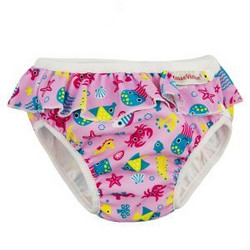 Imse Vimse uimahousut Pink sea life S 6-8 kg