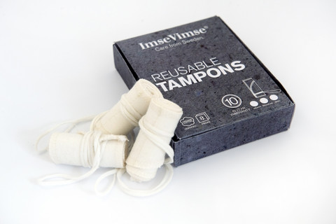 Imse Vimse pestävä tamponi Heavy natural 8 kpl